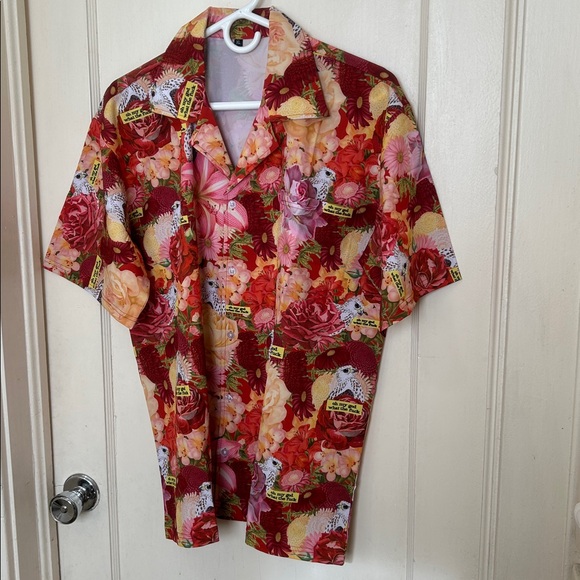 Effin’ birds Hawaiian shirt, “oh my god what the f” - Picture 2 of 4